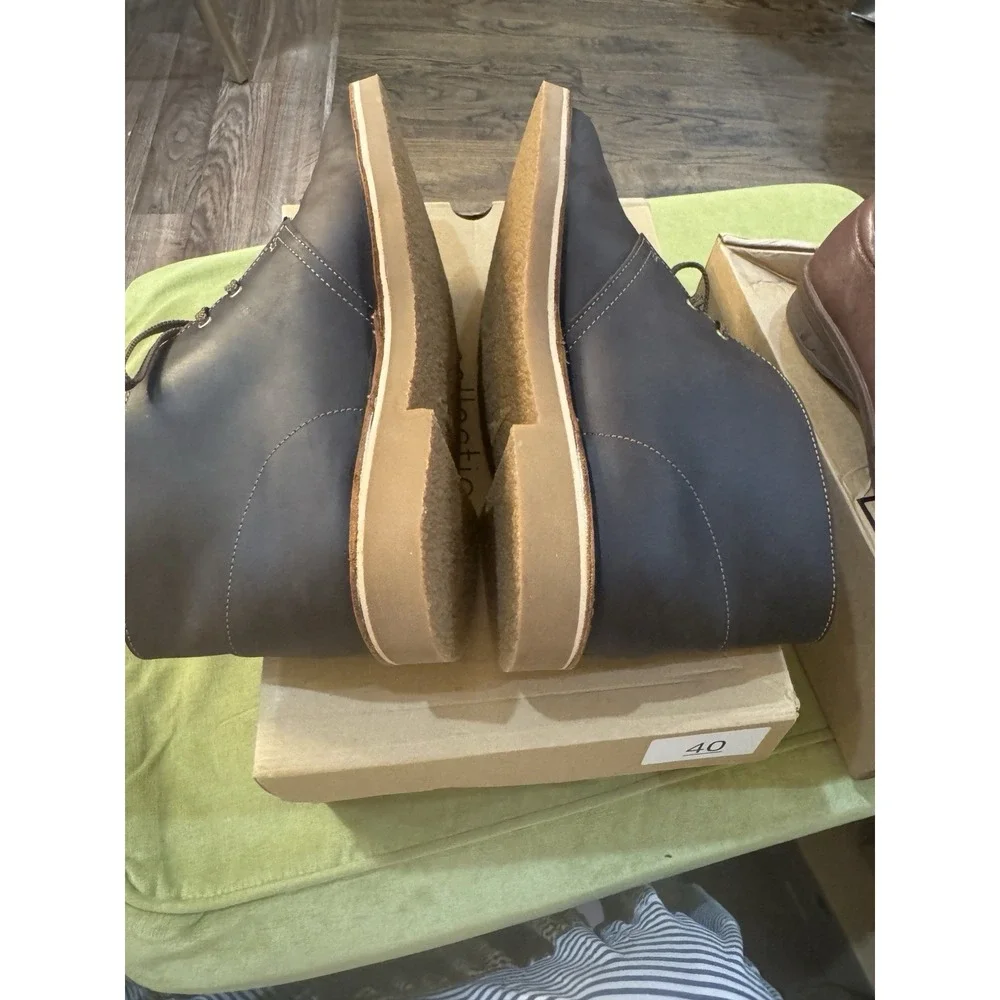 Clarks Men's Bushhacre 3 Chukka‎ Boots Beeswax Leather Size 10W